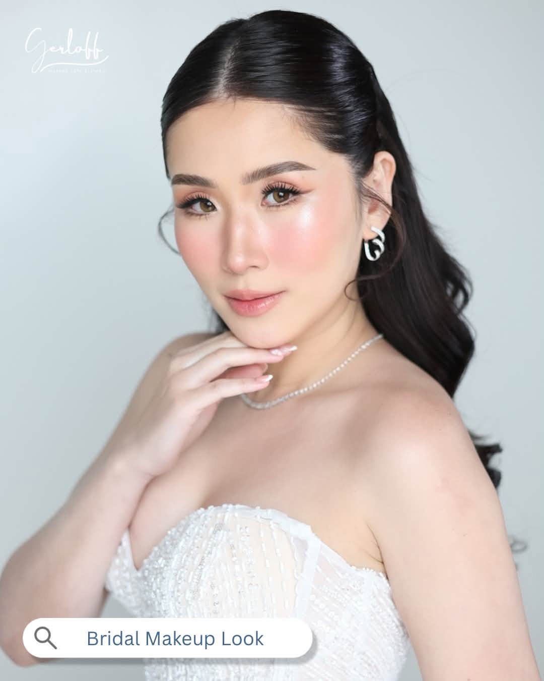 Bridal makeup look by Gerloff