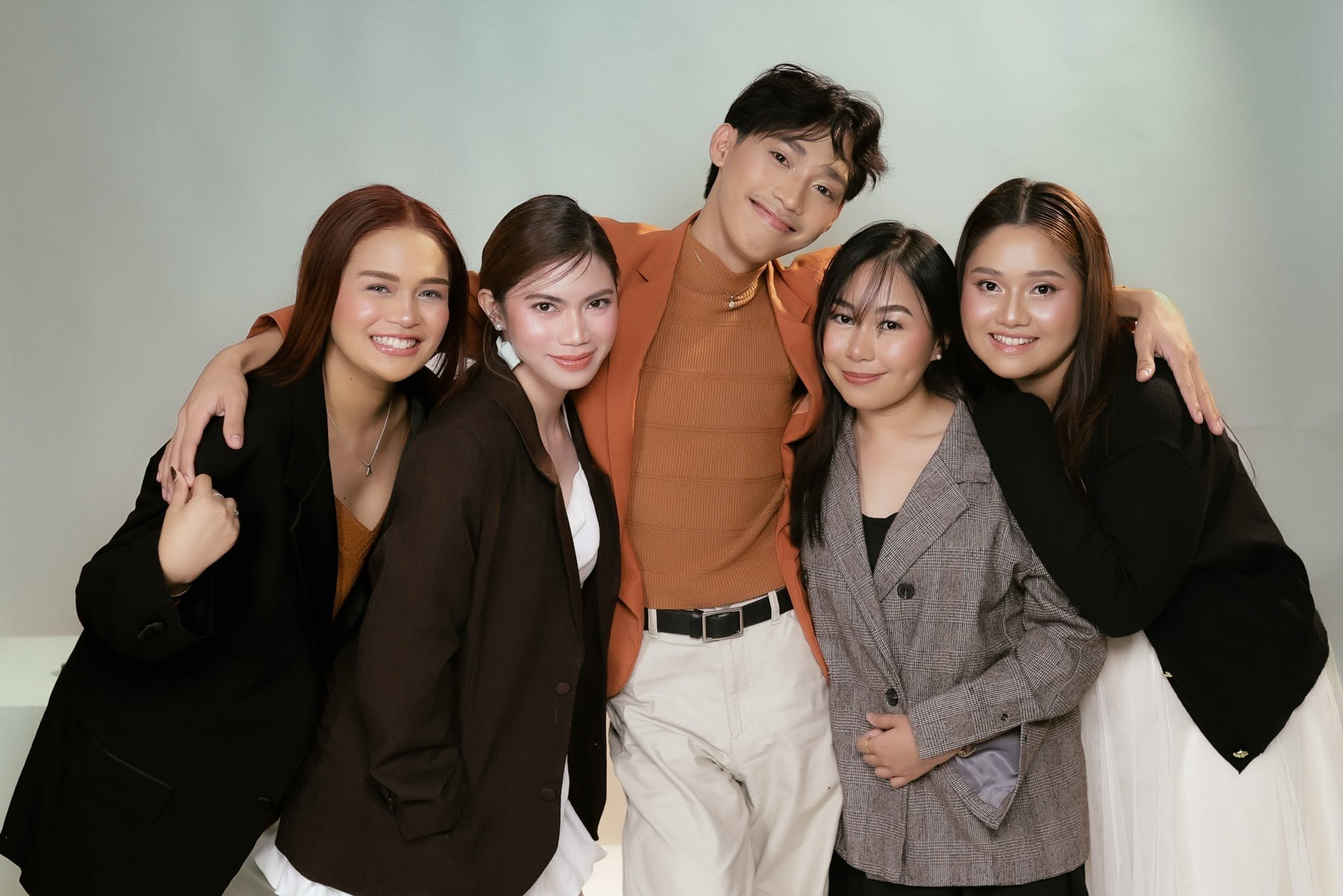 Group glam makeup session